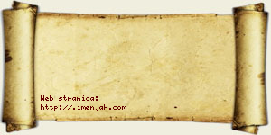 Isak Soknić vizit kartica